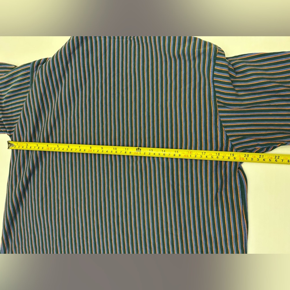 Guess Blue and White Striped Hoodie - Picture 8 of 13
